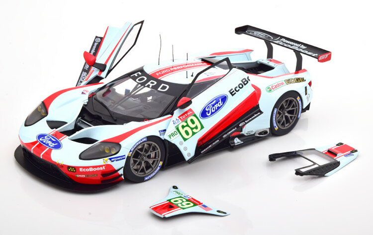 I[gA[g 1/18 tH[h GT #69 E}24ԃ[X 2019 JAUTOart 1:18 Ford GT No 69 24h Le Mans 2019 Briscoe/Westbrook/Dixon