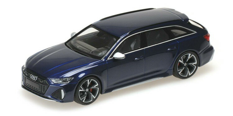 ~j`vX 1/43 AEfB A6 RS6 A@g 2019 SW Xe[V S u[ bg MINICHAMPS 1:43 AUDI A6 RS6 AVANT 2019 SW STATION WAGON BLUE MET