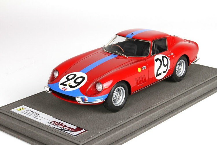 BBR 1/18 フェラーリ 275 GTB ル・マン24時間耐久 29番 SN 09035 GT 1966 レッド 150台限定 BBR 1:18 Ferrari 275 GTB 24H LeMans #29 Sn 09035 GT 1966 RED Limited Edition 150pcs