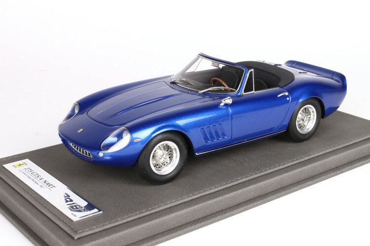 BBR 1/18 フェラーリ 275 GTS/4 NART S/N 10453 スティーブ マックイーン 1967 ブルー 200台限定 BBR 1:18 Ferrari 275 GTS/4 NART S/N 10453 Steve McQueen 1967 blue Limited Edition 200pcs