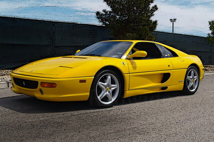 BBR 1/43 フェラーリ 355 ベルリネッタ 1994 イエロー BBR 1:43 Ferrari 355 Berlinetta 1994 Yellow