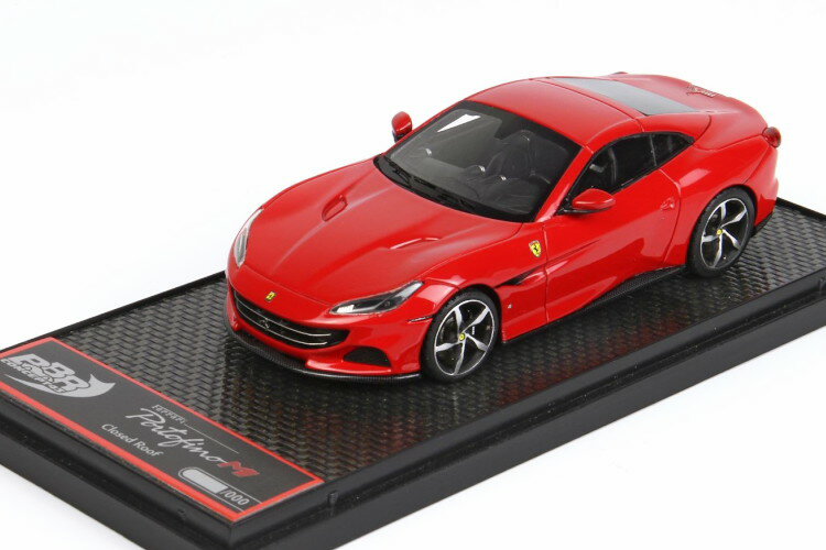 BBR 1/43 フェラーリ ポルトフィーノ M スパイダー クローズド ルーフ ロッソ コルサ レッド BBR 1:43 Ferrari Portofino M Spider Closed Roof Rosso Corsa red