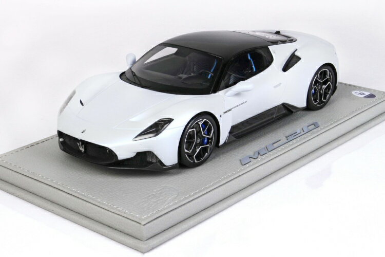 BBR 1/18 マセラティ MC20 2020 ビアンコ アウダーチェ 300台限定 BBR 1:18 Maserati MC20 2020 Bianco Audace Limited Edition 300 pcs