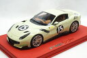 BBR 1/18 フェラーリ F12 TDF #15 ライトミント グリーン レッドデラックス レザーベース 15台限定BBR 1:18 Ferrari F12...
