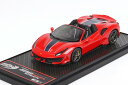 BBR 1/43 フェラーリ 488 ピスタ スパイダー 右ハンドル ロッソ・コルサ 80台限定BBR 1;43 Ferrari Ferrari 488 Pis...