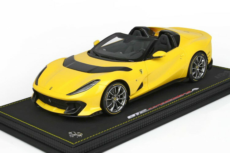 BBR 1/18 tF[ 812 RyeBcBI[l A CG[ fi 4305 48BBR 1:18 Ferrari 812 Competizione A Yellow Modena 4305 Limited Edition 48pcs