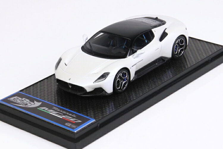 BBR 1/43 マセラティ MC20 2020 ビアンコ アウダーチェ 200台限定BBR 1:43 Maserati MC20 2020 Bianco Audace Limited Edition 200 pcs