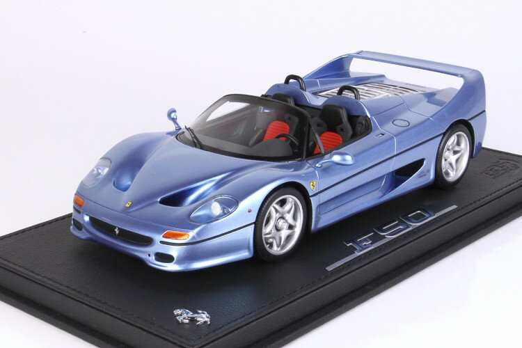 BBR 1/18 tF[ F50 N[y 1995 XpC_[o[W Cgu[^bNBBR 1:18 Ferrari F50 Coupe 1995 Spider Version California Light Blue Metallic