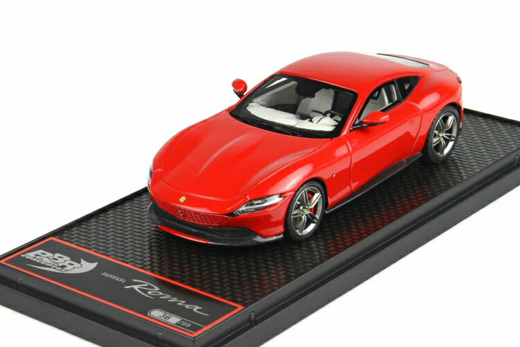 BBR 1/43 フェラーリ ローマ メット レッド コルサ 322 99台限定BBR 1:43 Ferrari Roma Met Red Corsa 322 Limited Edition 99pcs