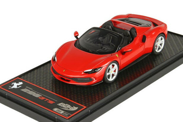 BBR 1/43 フェラーリ 296 GTS スパイダー 2022 シルバー ホイール/ROSSO CORSA 322 レッド 200台限定BBR 1:43 Ferrari 296 GTS SPIDER 2022 - SILVER WHEELS ROSSO CORSA 322 - RED Limited Edition 200pcs
