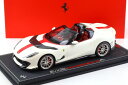BBR 1/18 フェラーリ 812 コンペティツィオーネ ア スパイダー 2022 ビアンコイタリア マットホワイト/レッド ショーケース付き 70台限定BB...