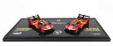 BBRモデル 1/43 フェラーリ 2台セット 499P 3.0L ターボ V6 チーム フェラーリ AF コルセ #51 優勝 ル・マン24時間レース 202...