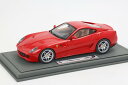 BBRモデル 1/18 フェラーリ 599 GTB フィオラノ 2007 F1ギアボックス ショーケース付き ロッソコルサ レッド 108台限定BBR MODE...