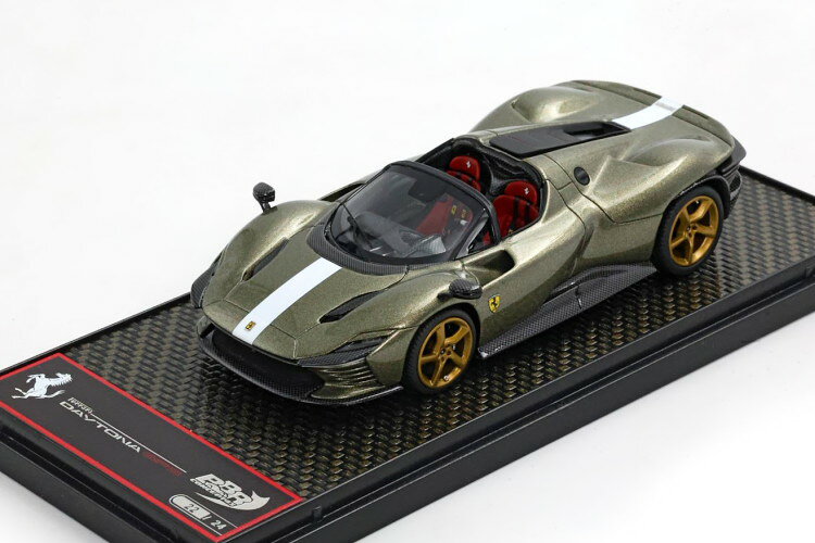 BBR 1/43 フェラーリ デイトナ SP3 シリーズ イコナ オープンルーフ 2022 ヴェルデ マンゾーニ ダークグリーン ホワイト 24台限定BBR 1:43 FERRARI DAYTONA SP3 SERIES ICONA OPEN ROOF 2022 VERDE MANZONI DARK GREEN WHITE LIMITED 24 pcs