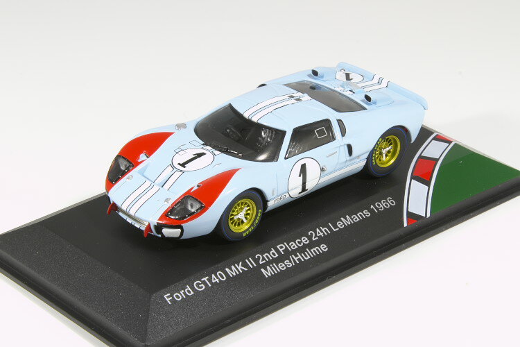 CMR 1/43 フォード GT40 MK II 1 第2回 24h Le Mans 1966 映画『フォードvsフェラーリ』2020年1月公開 Ford GT40 MK 2 No.1, The Real Winner 24h Le Mans 1966 Miles/Hulme aus dem Film Le Mans 66