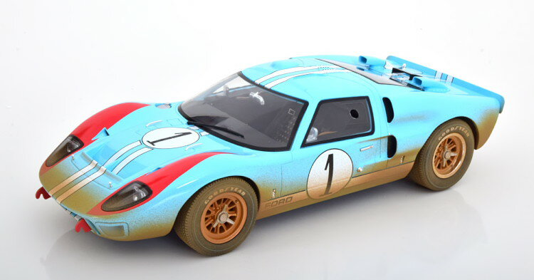 CMR 1/12 フォード GT40 MK 2 ＃1 ル・マン24時間レース 1966 ダーティーバージョン Miles/HulmeCMR 1:12 Ford GT40 MK II No 1 24h Le Mans 1966 Dirty Version Miles/Hulme