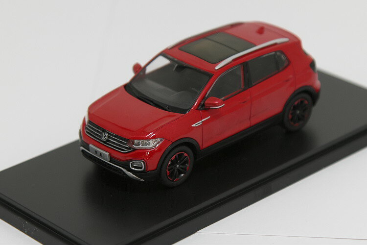 VW特注 1/43 VW T- Cross 2020 レッド　Tacqua 中国VW法人オリジナルモデル