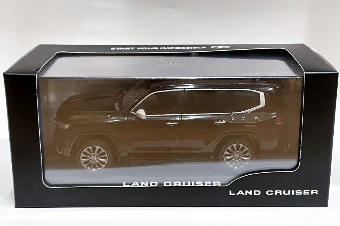 トヨタ特注 1/30 新型 トヨタ ランドクルーザー 300 ランクル カラーサンプル ブラック ミニカー TOYOTA LAND CRUISER 1/18 1/43