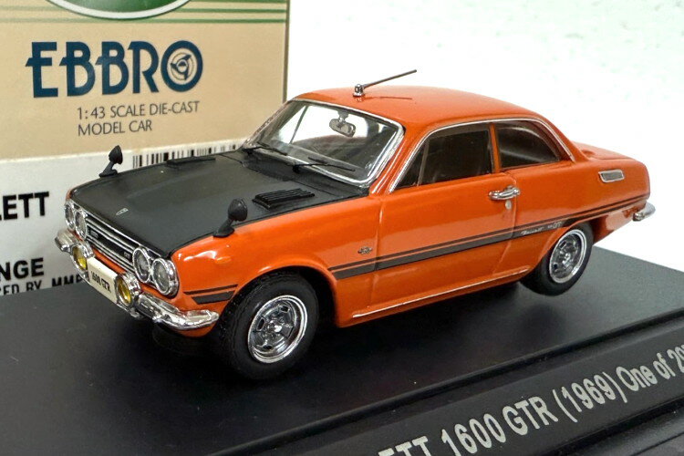 エブロ 1/43 いすゞ ベレット 1600 GTR 1969 オレンジEbbro 1:43 Isuzu Berletto 1600 GTR 1969 Orange