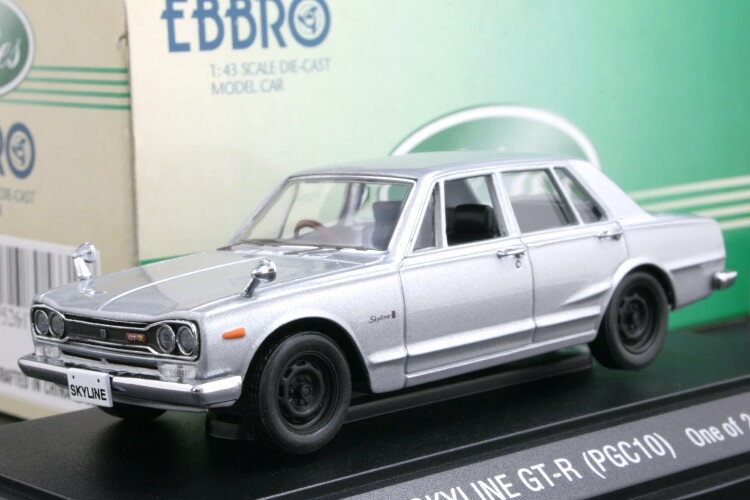 乐天商城 - エブロ 1/43 日産 スカイライン GT-R PGC10 後期型 1969 メタリックシルバーEbbro 1:43 Nissan Skyline GT-R PGC 10 Late Version 1969 Metallic Silver