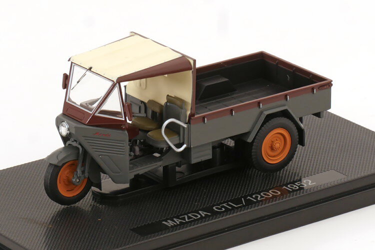 Other - エブロ 1/43 マツダ CTL/1200 3ホイール クローズド トップ 1952 グレー/ブラウンEBBRO 1:43 Mazda CTL/1200 3-Wheel Closed Top 1952 grey/brown