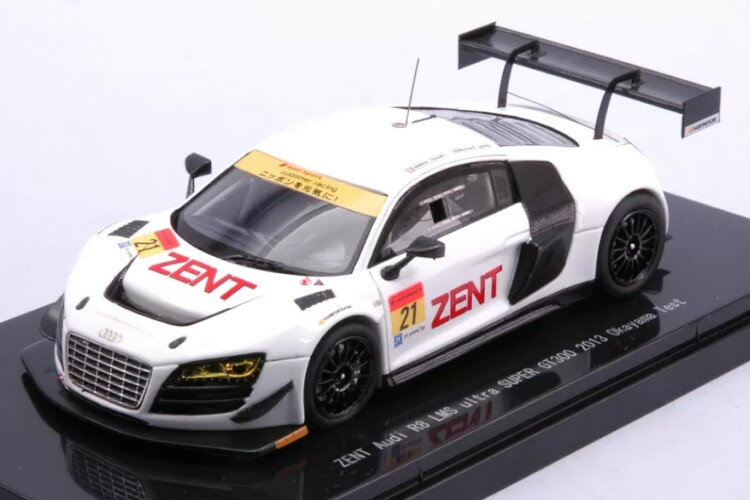 エブロ 1/43 ゼント アウディ R8 LMS ウルトラ #21 スーパーGT 岡山テスト 2013 ヒトツヤマレーシング Akihiro Tsuzuki/Richard LyonsEbbro 1:43 Zent Audi R8 LMS ultra #21 Super GT Test Okayama 2013 Hitotsuyama Racing Akihiro Tsuzuki/Richard Lyons