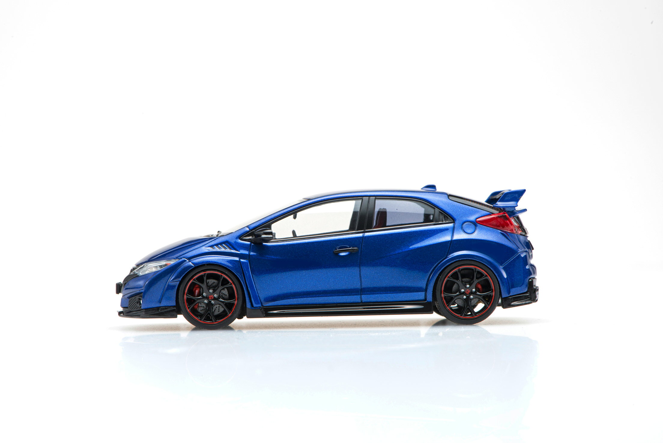 エブロ 1/43 ホンダ シビック タイプR 2015 ブリリアントスポーティブルーメタリックEbbro 1:43 HONDA CIVIC Type R 2015 Brilliant Sporty Blue Metallic