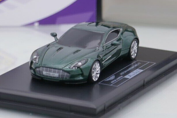 teBA[g 1/87 AXg}[eB One-77 N[y 2012 ueBbVO[^bNFrontiArt 1:87 Aston Martin One-77 Coupe year 2012 british green metallic