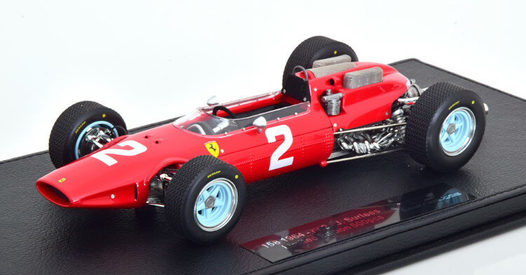 GP Replicas 1/18 フェラーリ 158 ワールドチャンピオン 1964 ジョン・サーティース ショーケース付き 500台限定GP Replicas 1:18 Ferrari 158 World Champion 1964 Surtees with ShowCase Limited 500 pcs