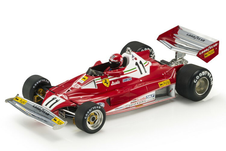 GP Replicas 1/18 tF[ F1 312T2 2nd iRGP jLEE_ 1977 E`sI pCbgt V[P[XtGP-REPLICAS 1:18 FERRARI F1 312T2 TEAM SCUDERIA FERRARI SEFAC 2nd MONACO GP NIKI LAUDA 1977 WORLD CHAMPION WITH PILOT WITH SHOWCASE