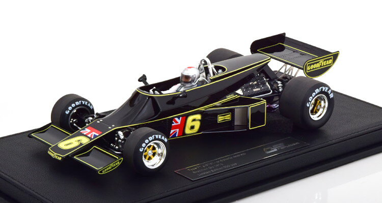 GP Replicas 1/18 ロータス Typ 77 ブラジルグランプリ 1976 アンドレッティ フィギュア付き デカール付き 500台限定GP-REPLICAS 1:18 Lotus Typ 77 GP Brazil 1976 Andretti with Faher figurine and Decals Limited 500 pcs