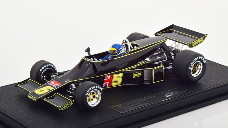 GP Replicas 1/18 ロータス Typ 77 ブラジルグランプリ 1976 ピーターソン フィギュア付き デカール付き 500台限定GP Replicas 1:18 Lotus Typ 77 GP Brazil 1976 Peterson with driver figurine and Decals Limited 500 pcs