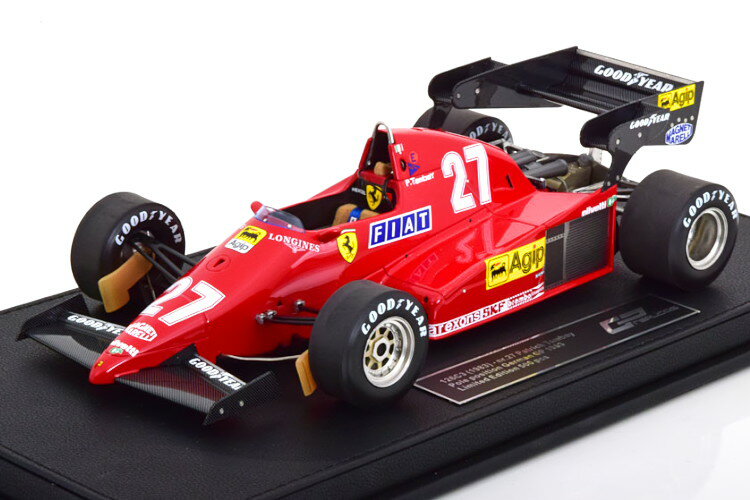 GP Replicas 1/18 フェラーリ 126 C3 ポール ポジション ドイツグランプリ 1983 Tambay ショーケース付き 500台限定 GP-REPLICAS 1:18 FERRARI 126 C3 Pole Position GP Germany 1983 Tambay with ShowCase LIMITED 500 ITEMS.