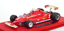 GP Replicas 1/18 フェラーリ 126C 予選 イタリアGP イモラ 1980 Villeneuve ショーケース ドライバーフィギュア付き 25...