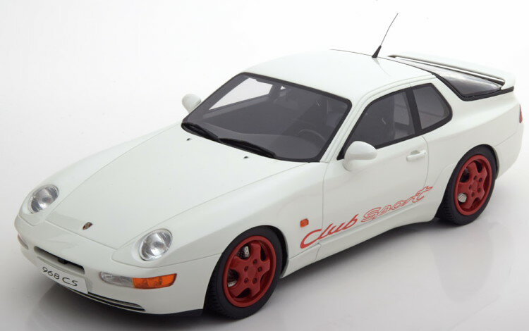 GTスピリット 1/18 ポルシェ 968 CS クラブスポーツ ホワイトレッド Porsche Club Sport white red Limited Edition 504 pcs