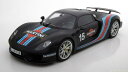 GTスピリット 1/12 ポルシェ 918 スパイダー Weissach Package フラットバック マルティーニ Porsche Spyder Weissach Package flatblack Martini Limited Edition 500 pcs