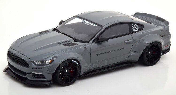 GTXsbg 1/18 tH[h }X^O LB[NX 2017 O[ 999 Ford Mustang grey