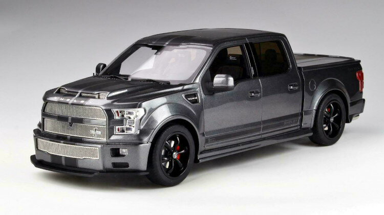 GTXsbg 1/18 USA tH[h VFr[ F-150 sbNAbv X[p[Xl[N 2019 ^bNO[ GT-SPIRIT 1:18 FORD USA SHELBY F-150 PICK-UP SUPER SNAKE 2019 GREY MET