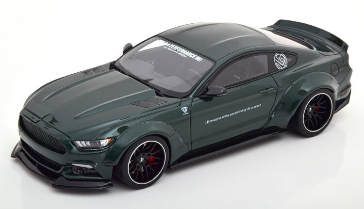 GTスピリット 1/18 フォード マスタング LB Works メタリック ダークグリーン 1100台限定 GT Spirit 1:18 Ford Mustang LB Works darkgreen metallic Limited Edition 1100 pcs