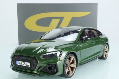 GTXsbg 1/18 AEfB RS5 X|[cobN \m} O[ TeBtBPCg 504GT Spirit 1:18 Audi RS5 Sportback Sonoma Green with certificate limited to 504pcs