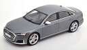 GTスピリット 1/18 アウディ S8 2020 グレーメタリック 999台限定 GT Spirit 1:18 Audi S8 2020 greymetall...
