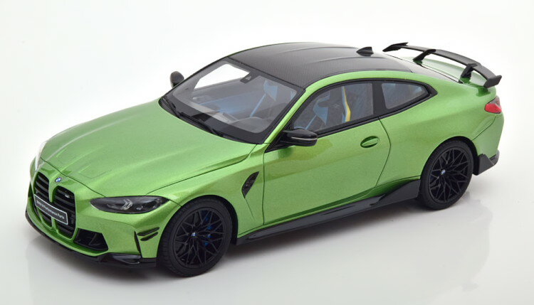GTスピリット 1/18 BMW M4 G82 コンペティション Mパフォーマンス 2021 グリーン メタリック 1500台限定GT Spirit 1:18 BMW M4 G82 Competition M Performance 2021 hellgr?n-metallic Limited Edition 1500 pcs.
