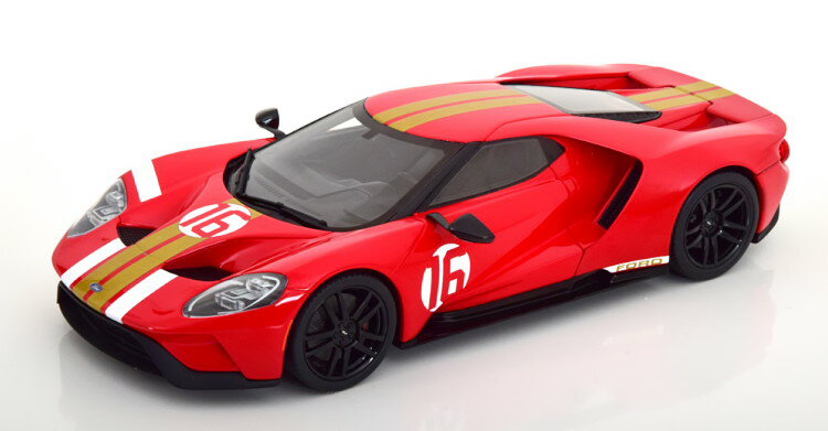 GTԥå 1/18 ե GT إơǥ 2022 å/ 500GT Spirit 1:18 Ford GT Heritage Edition 2022 red golden Limited Edition 500 pcs