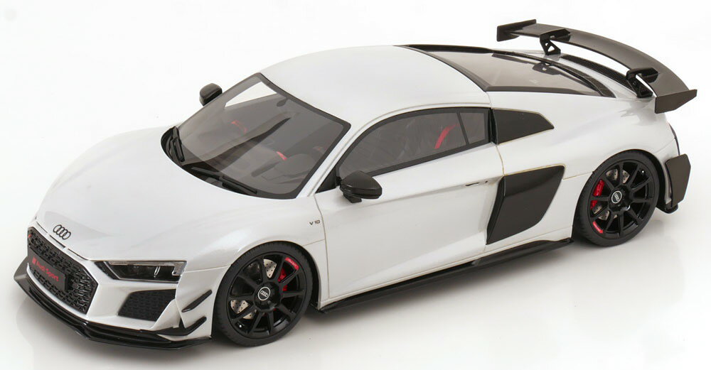 GT スピリット 1/18 アウディ R8 V10 GT RWD 2018 ホワイトメタリック 999台限定GT Spirit 1:18 Audi R8 V10 GT RWD 2018 white metallic Limited Edition 999 pcs