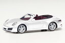 ヘルパ 1/87 ポルシェ 911 カレラ 2 コンバーチブル カララ ホワイトメタリックHerpa 1:87 Porsche 911 Carrera 2 convertible carrarawhite metallic