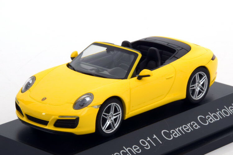 wp 1/43 |VF 911 991/2 J Ro[`u 2016 CG[Herpa 1:43 Porsche 911 (991/2) Carrera Convertible 2016 yellow