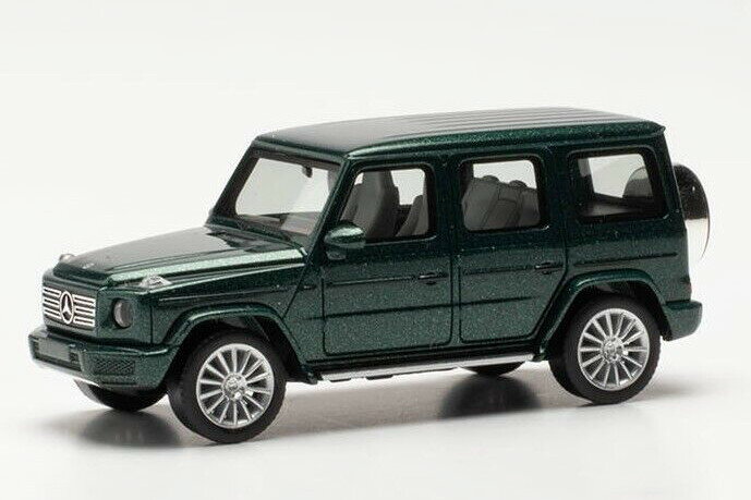 ヘルパ 1/87 メルセデス・ベンツ Gクラス ダークグリーンメタリック Herpa 1/87 Mercedes Benz G-Class dark green metallic