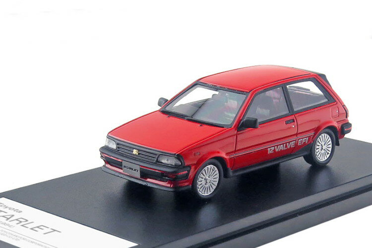 ハイストーリー 1/43 トヨタ スターレット Si リミテッド 1984 レッドHi-Story 1:43 Toyota STARLET Si-Limited 1984