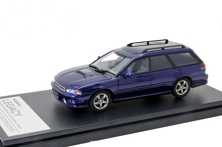 ハイストーリー 1/43 スバル レガシィ ツーリング ワゴン GT-B 1997 ロイヤルブルー・マイカHi-Story 1:43 SUBARU LEGACY TOURING WAGON GT-B 1997 Blue