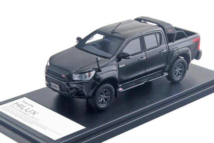 ハイストーリー 1/43 トヨタ ハイラックス TRD カスタマイズ 2017 アティチュードブラックマイカHi-Story 1:43 TOYOTA